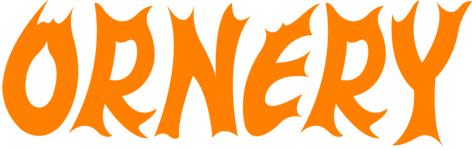 ornery type design